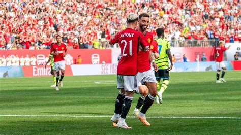 Arsenal VS Manchester United: Live friendly match .